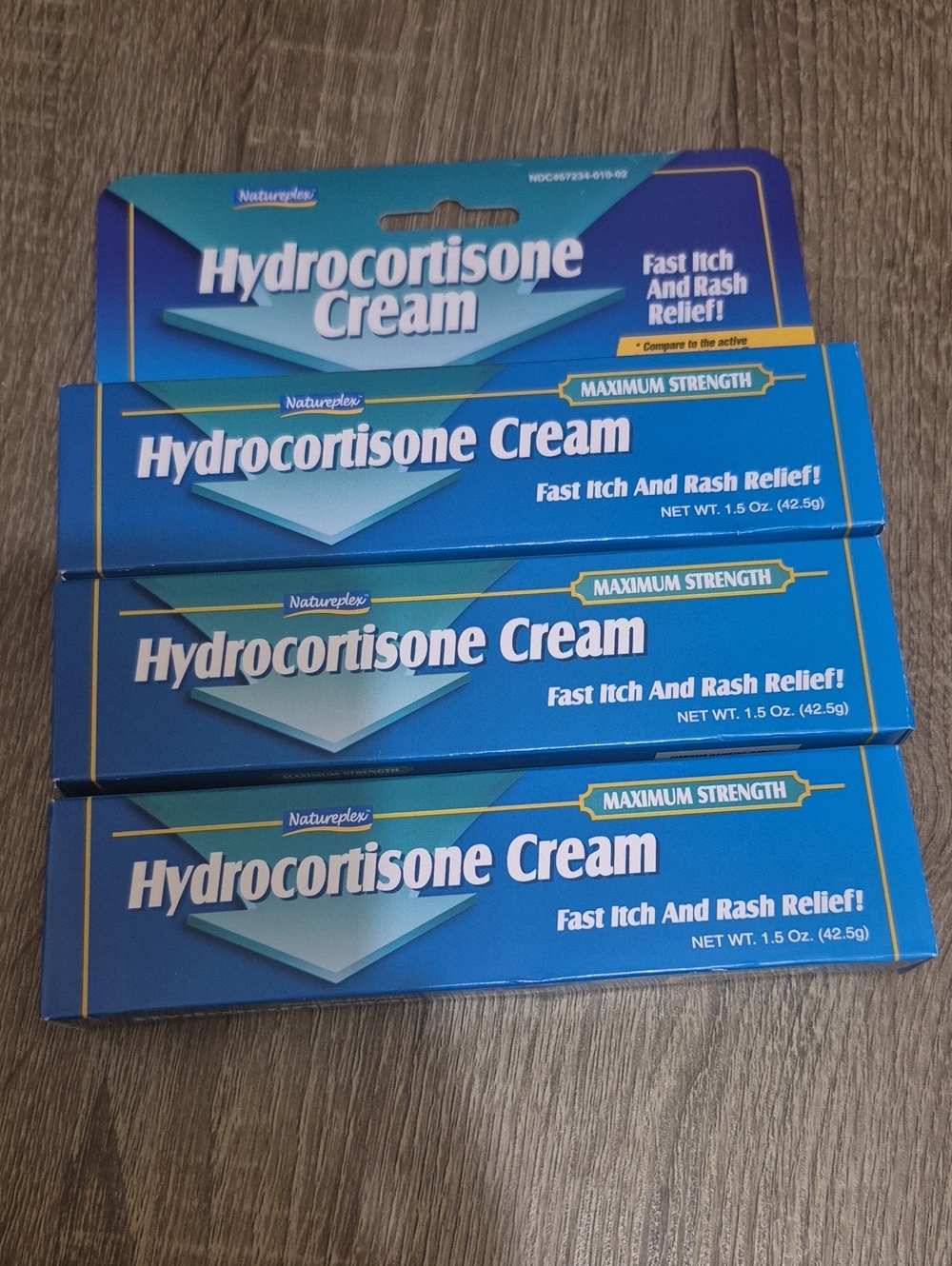 Hydrocortisone Cream Maximum Strength - Blue (Packs Of 3)